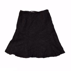 Ann Taylor Black Lace Skirt